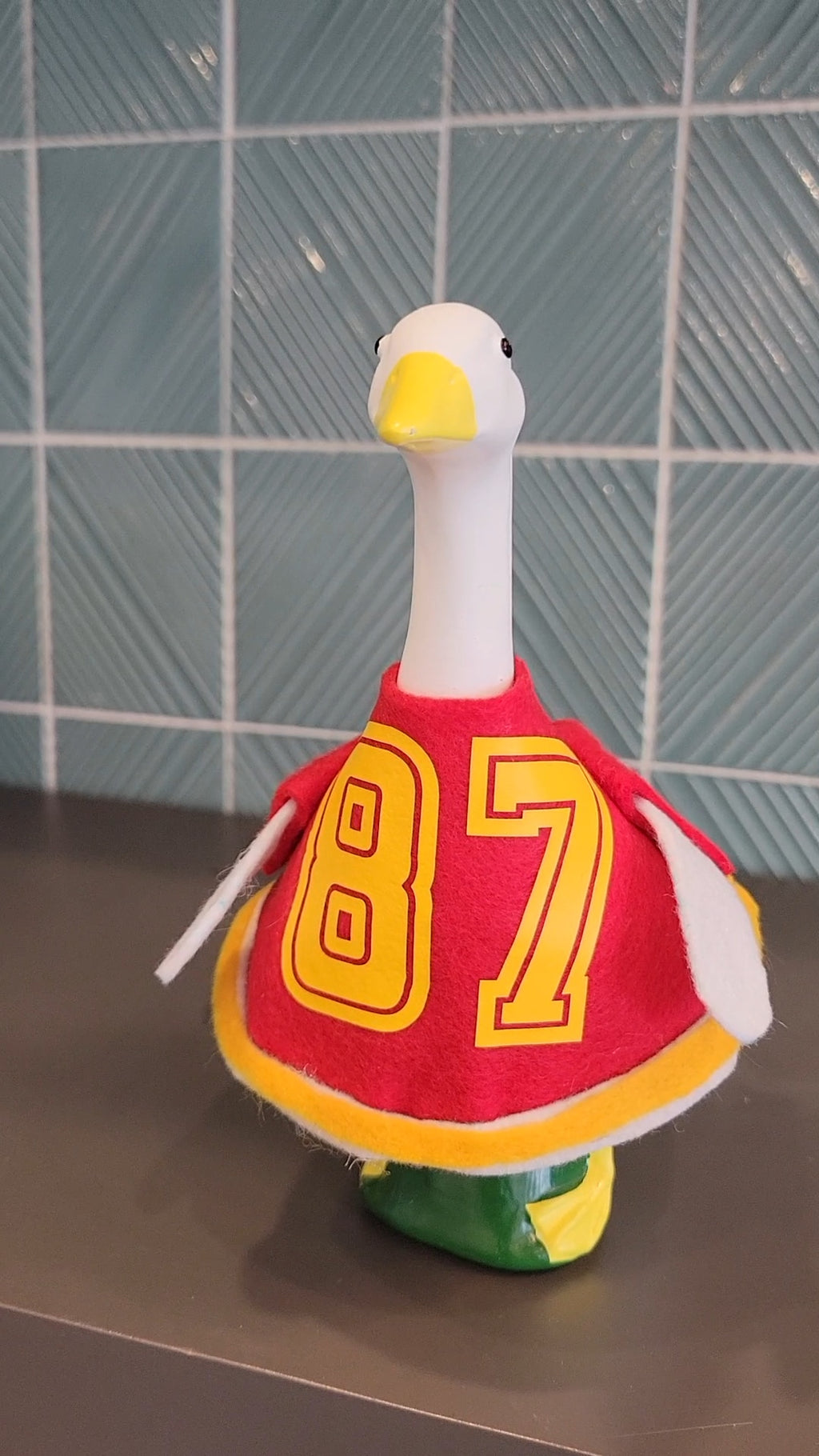 Custom Team Jersey for your 7 inch Desk Goose
