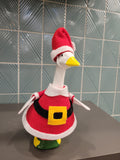 Santa Costume for 7 Inch Desk Goose
